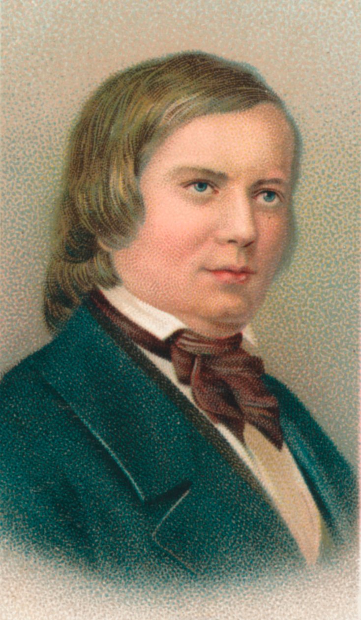 Robert Schumann 1810-1856, Alman besteci, 1911 by Unbekannt
