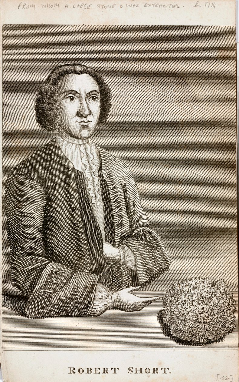 Robert Short, tıbbi merak, c 1750