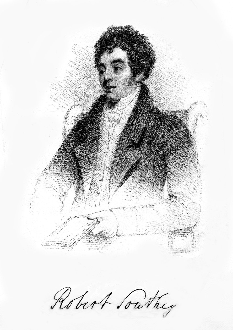 Robert Southey, İngiliz şair, 19. yüzyıl by Unbekannt