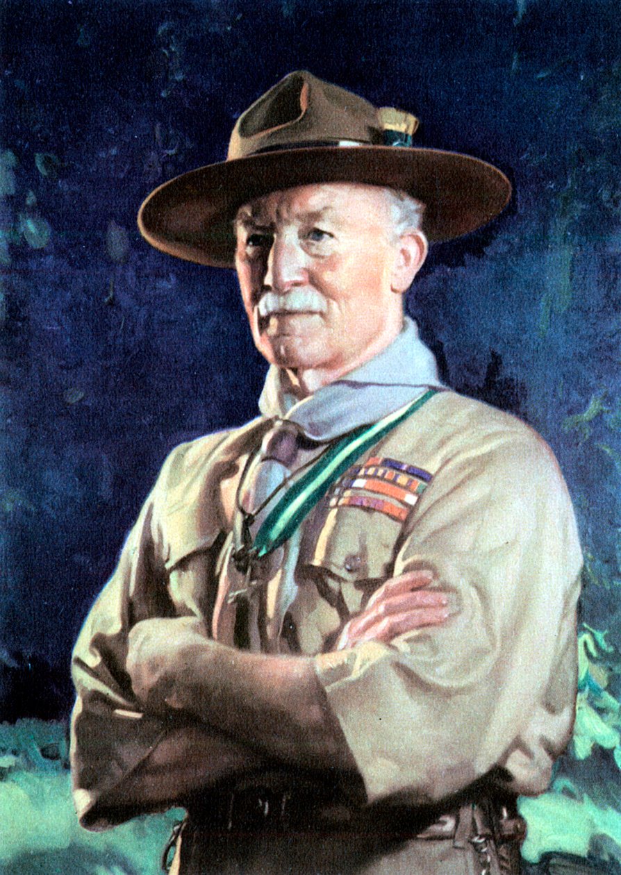 Robert Stephenson Smyth Baden-Powell, Ist Vikont Baden-Powell, İngiliz askeri. by Unbekannt