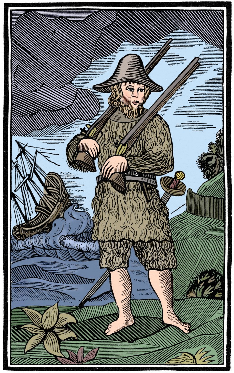 Robinson Crusoe, kitapçık kesimi, 18. yüzyıl 1964 by Unbekannt