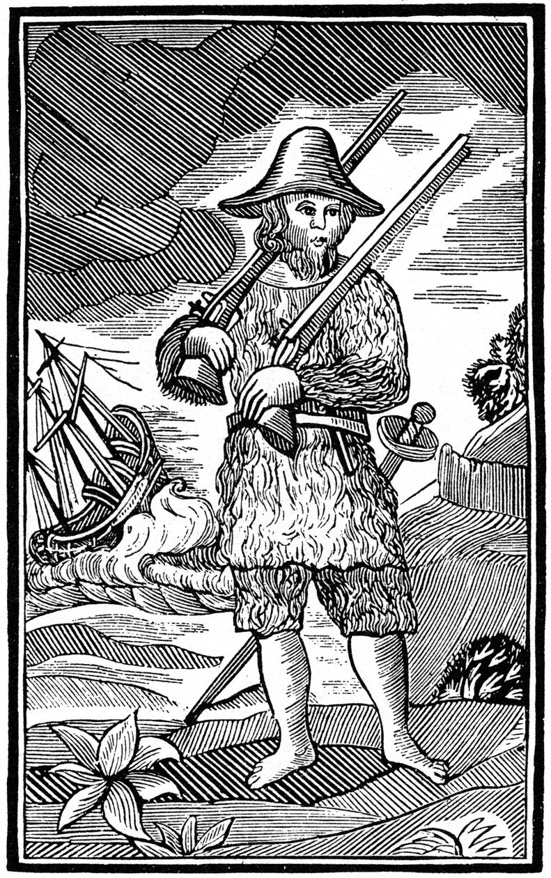 Robinson Crusoe, kitapçık kesimi, 18. yüzyıl 1964 by Unbekannt