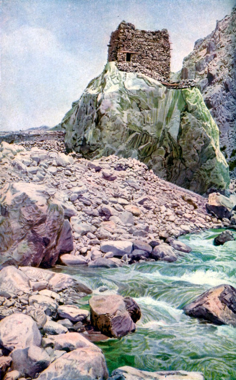 Kaya kalesi, Afgan sınırı, c1924 by Unbekannt