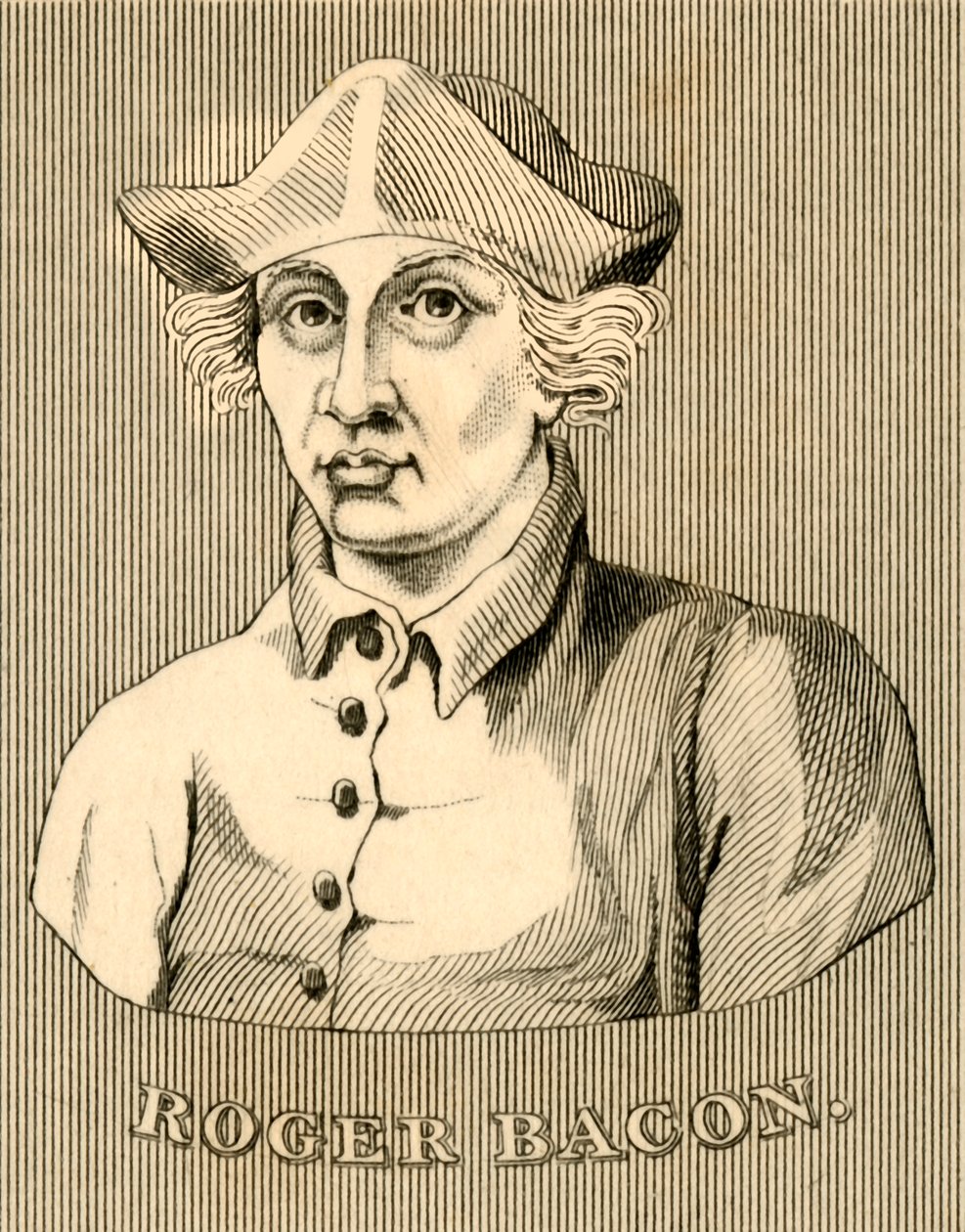 Roger Bacon, 1219-1292, 1830. by Unbekannt