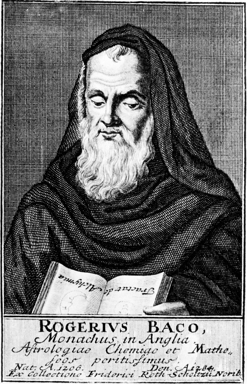 Roger Bacon, İngiliz deneysel bilim adamı, filozof ve Fransisken keşiş by Unbekannt