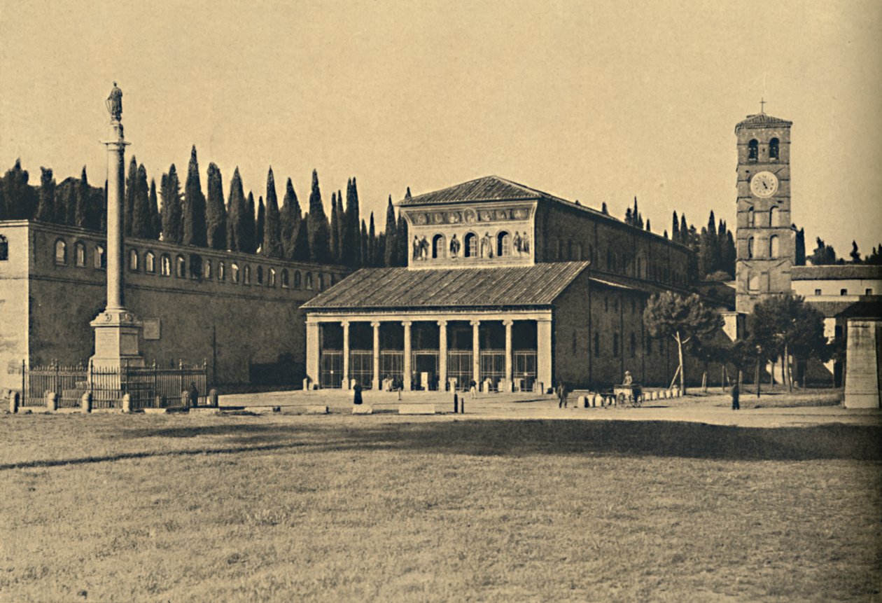 Roma - Surların Dışındaki S. Lorenzo Bazilikası, 1910 by Unbekannt