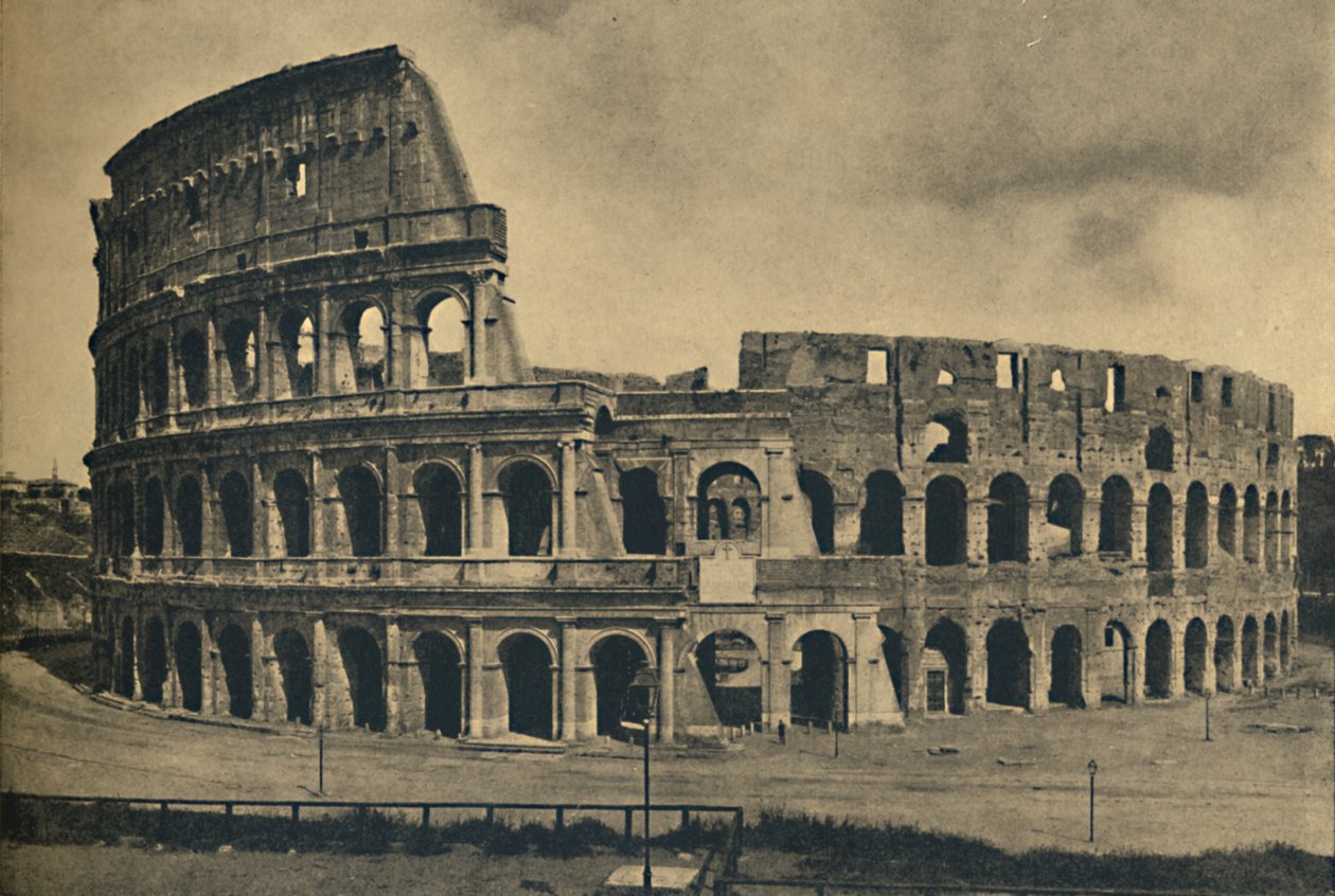 Roma - Colosseum olarak bilinen Flavian Amfitiyatrosu, 1910. by Unbekannt