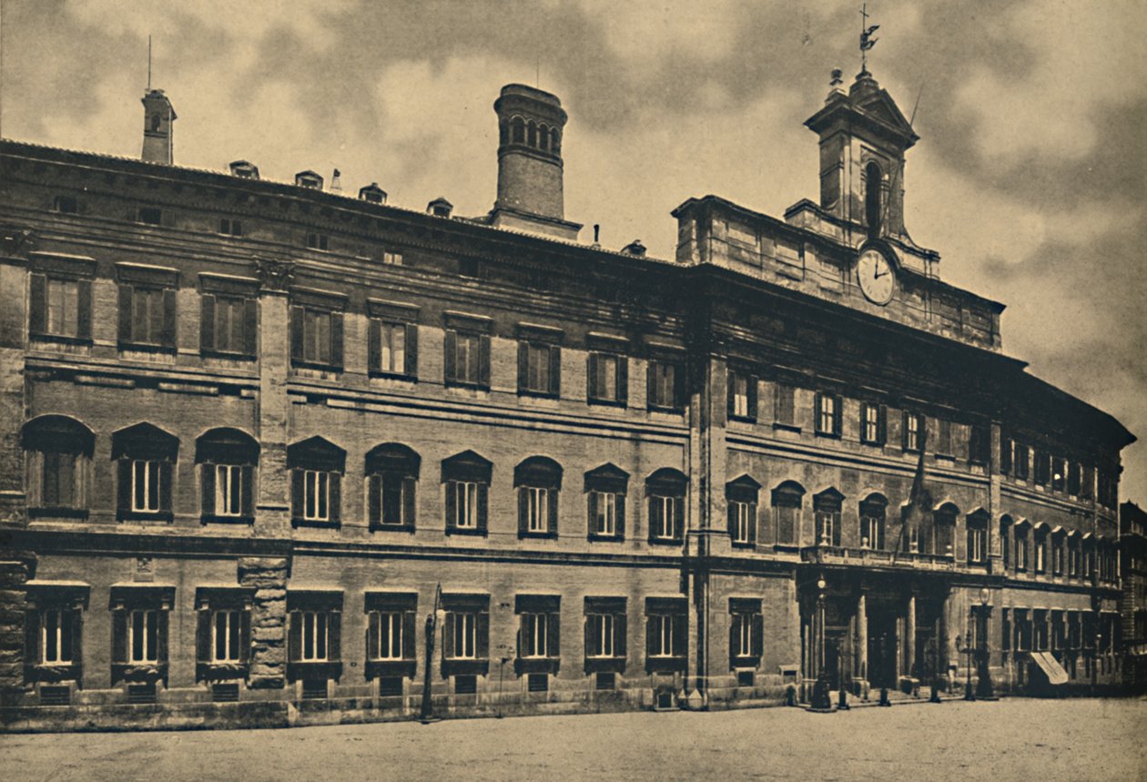 Roma - Montecitorio Sarayı, 1910. by Unbekannt