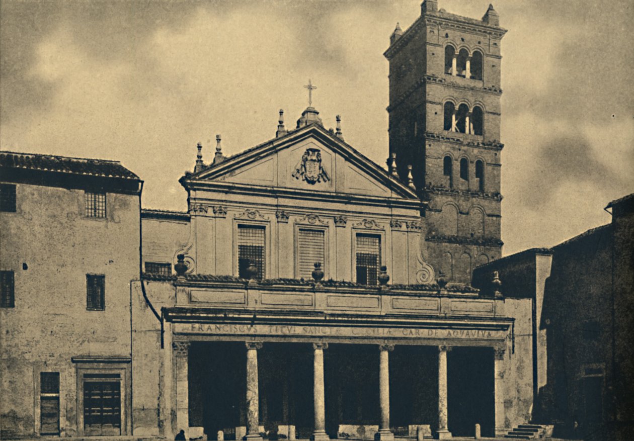 Roma - Aziz Cecilia Kilisesi, 1910 by Unbekannt
