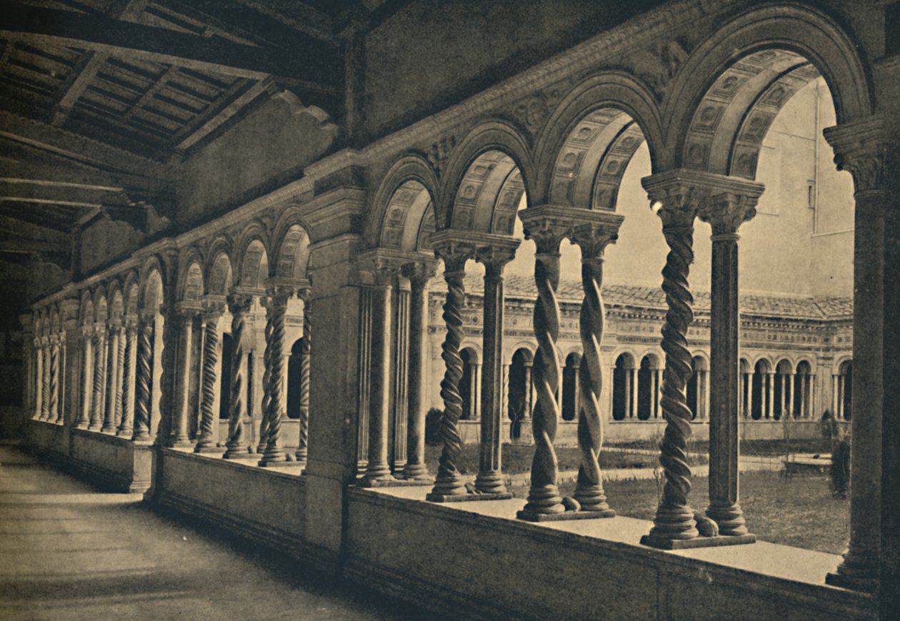 Roma - Duvarları Olmayan St. Paul - Benedictine Rahipleri Manastırı Manastırı. Çalışması by Unbekannt