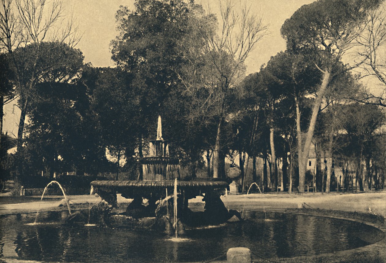 Roma - Villa Borghese - Deniz Atları Çeşmesi, 1910 by Unbekannt