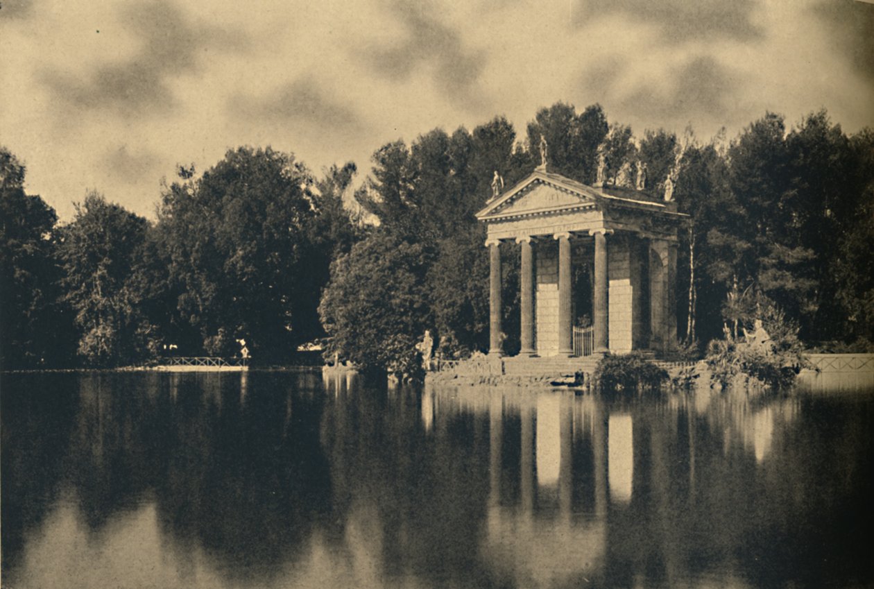 Roma - Villa Borghese Umberto I. - Göl Bahçesindeki Küçük Tapınak, 1910 by Unbekannt