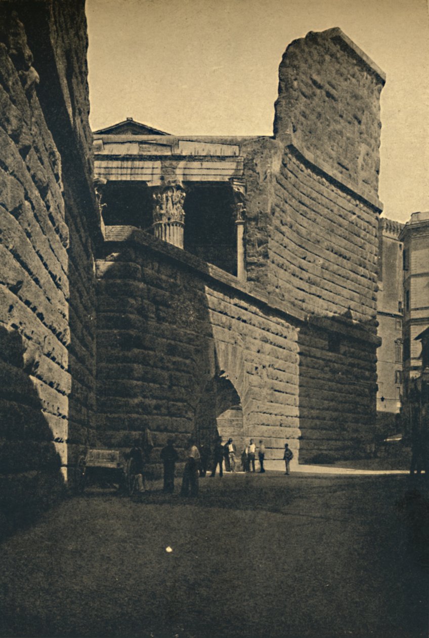 Roma - Augustus Forumu Duvarı, 1910 by Unbekannt