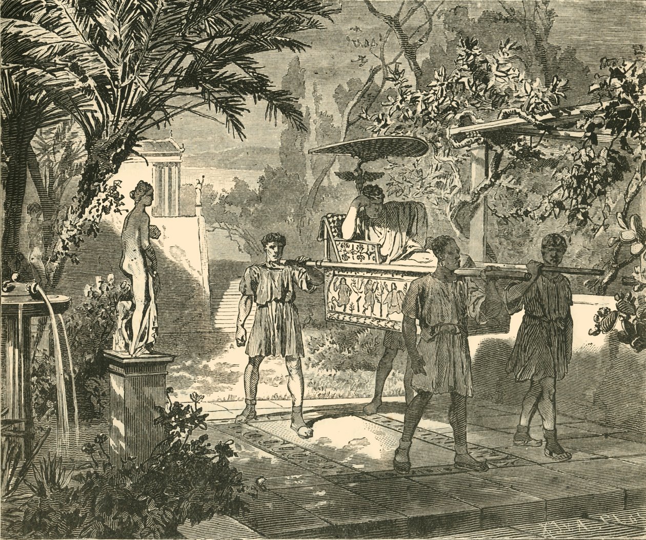 Roma Bahçesi Sahnesi, 1890. by Unbekannt