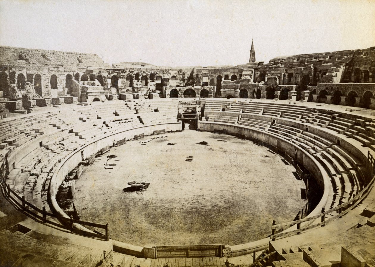 Roma amfitiyatrosu, Nimes, Fransa, 19. yüzyılın sonu veya 20. yüzyılın başı by Unbekannt