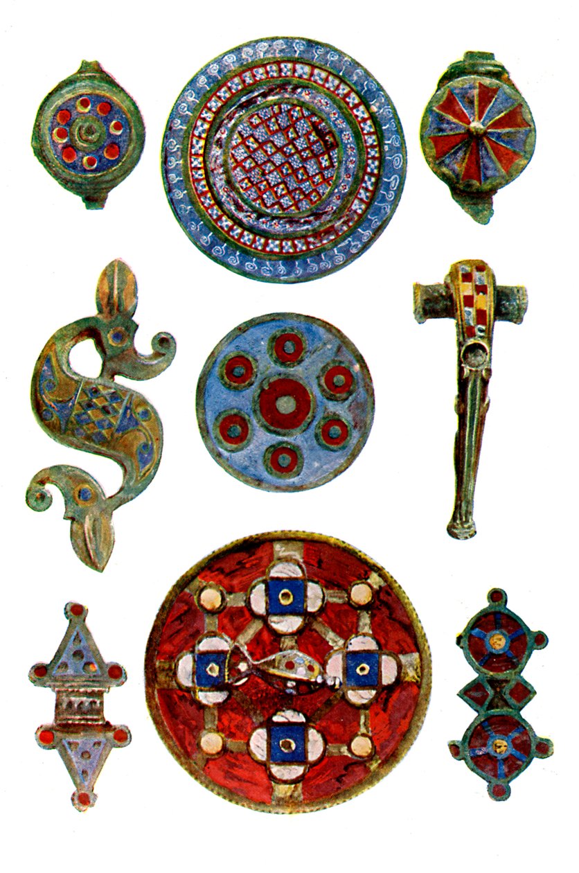 Romano-İngiliz emaye süs eşyaları, MS 1. - 2. yüzyıllar by Unbekannt