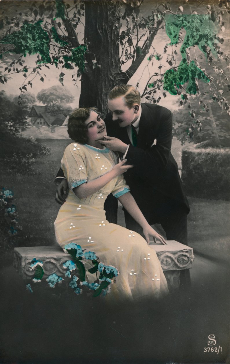 Romantik kartpostal, c1910 by Unbekannt