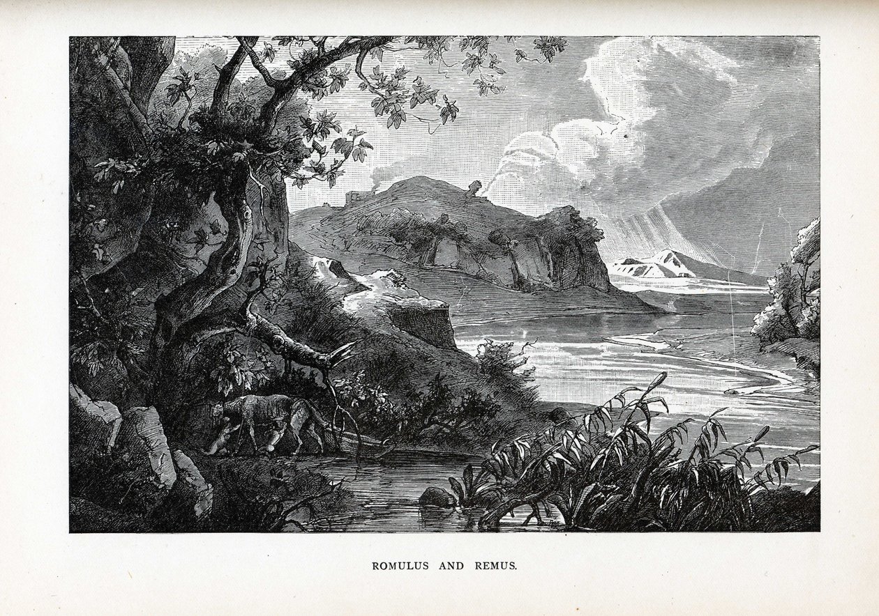 Romulus ve Remus, 1882 by Unbekannt