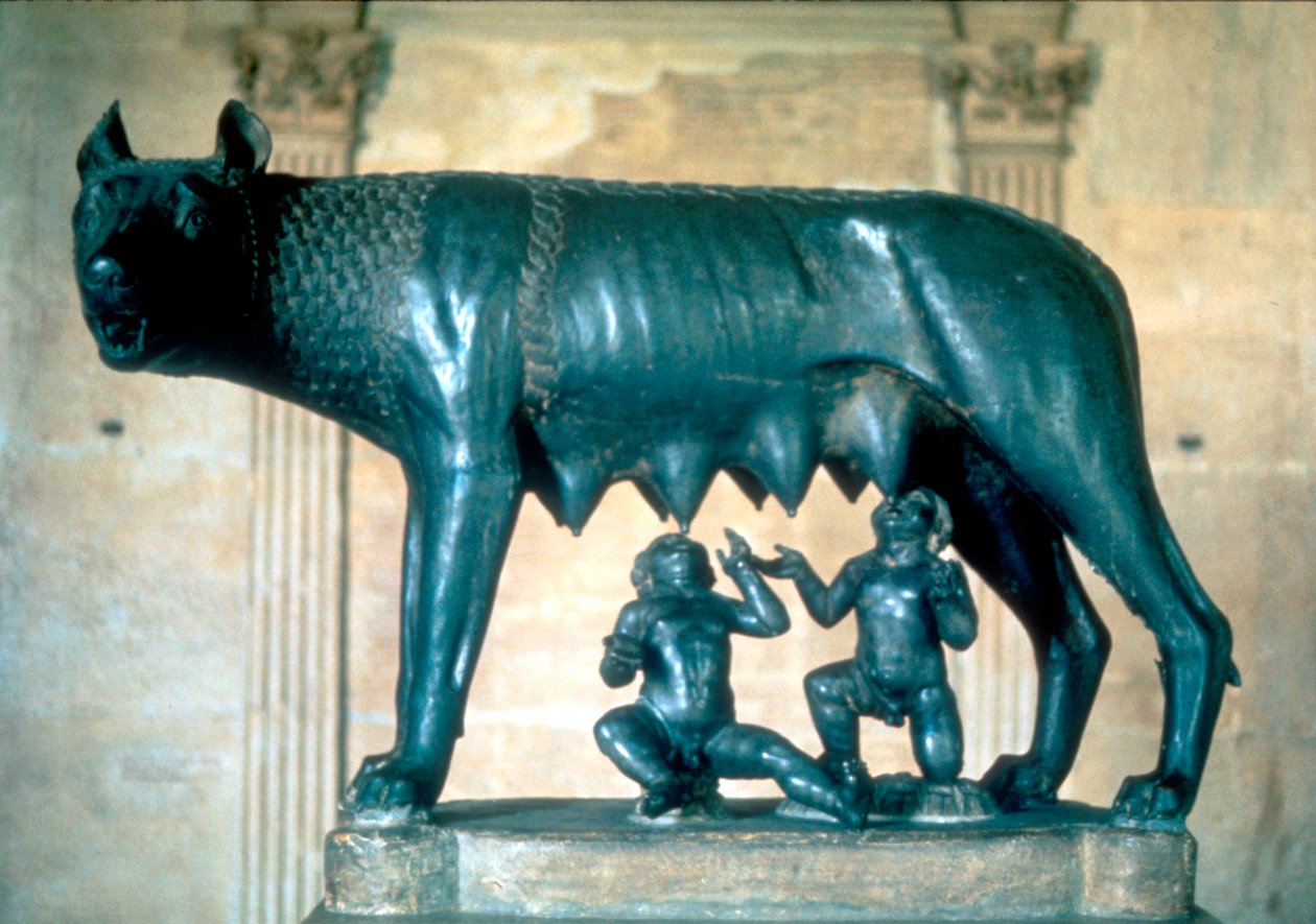 Romulus ve Remus, MÖ c500 by Unbekannt