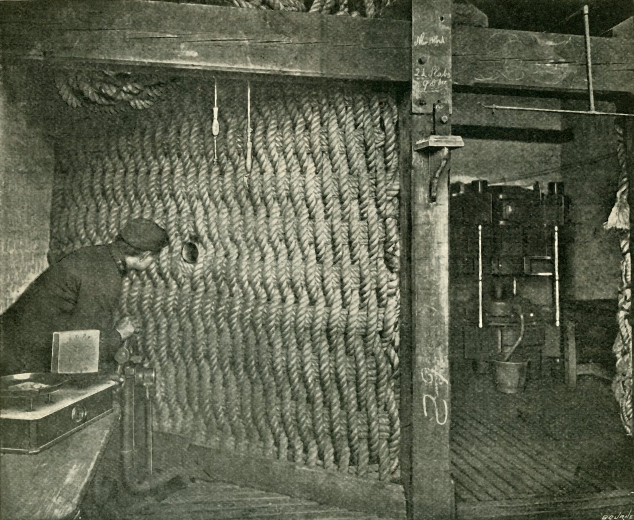 Patlayıcı Tabanca-Pamuk Preslenirken Korunmak İçin Kullanılan İp Perde, 1901. by Unbekannt