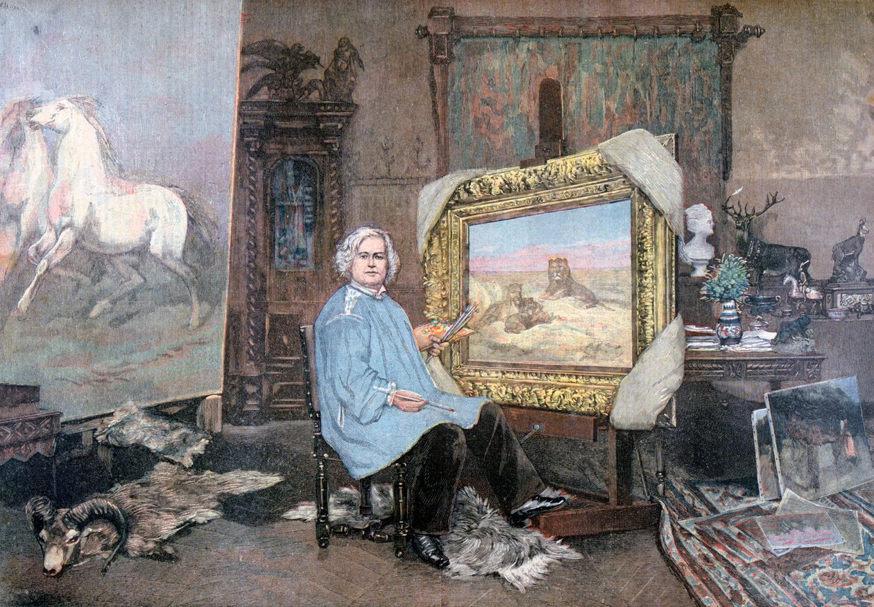 Rosa Bonheur Stüdyosunda, 1893 by Unbekannt