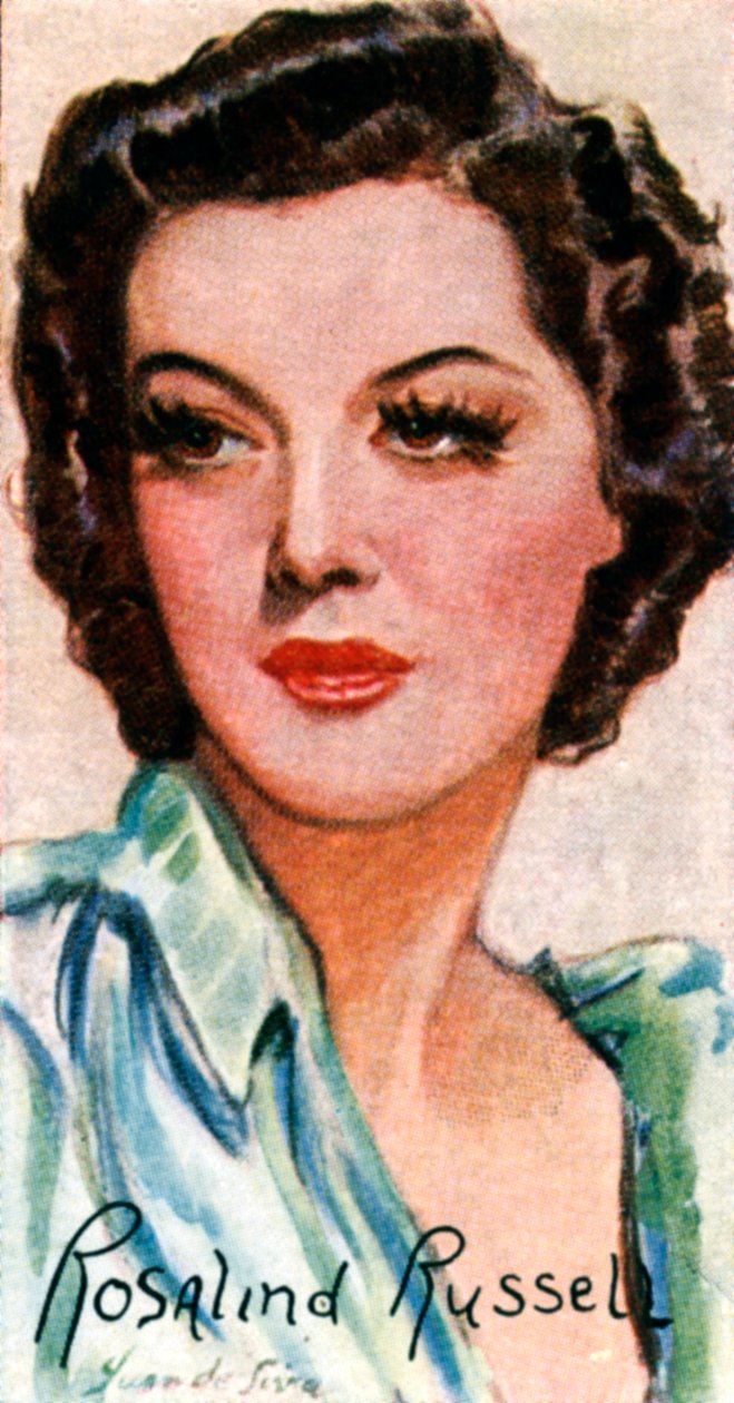 Rosalind Russell, 1907-1976, Amerikalı sinema ve tiyatro oyuncusu, 20. yüzyıl by Unbekannt
