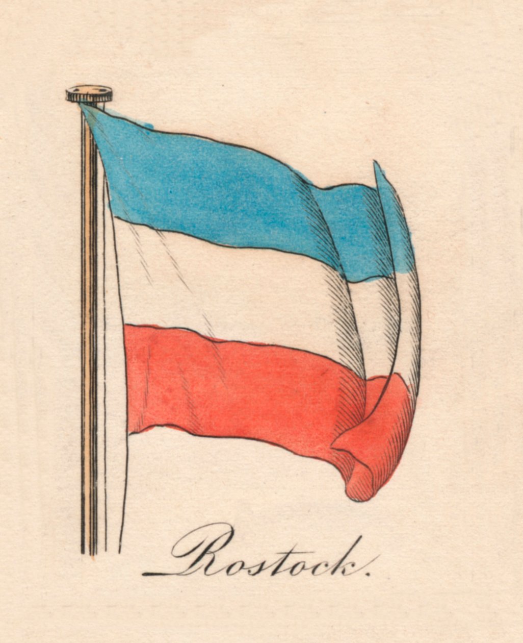Rostock, 1838 by Unbekannt