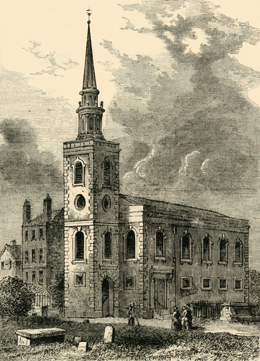 Rotherhithe Kilisesi, 1750, c1878. by Unbekannt