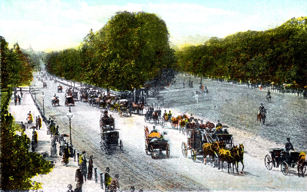 Rotten Row, Hyde Park, Londra, 20. Yüzyıl by Unbekannt