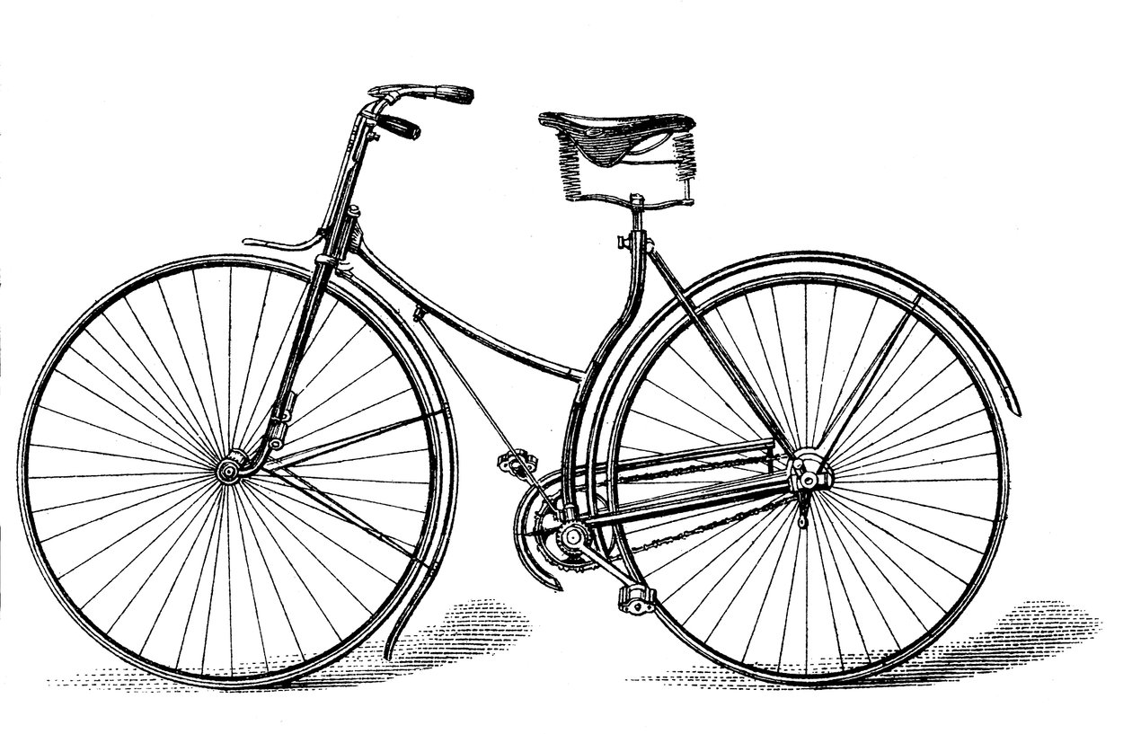 Rover Güvenlik Bisikleti, c1885 by Unbekannt