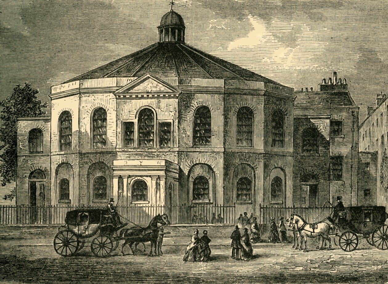 Rowland Hills Şapeli, 1814, c1878. by Unbekannt