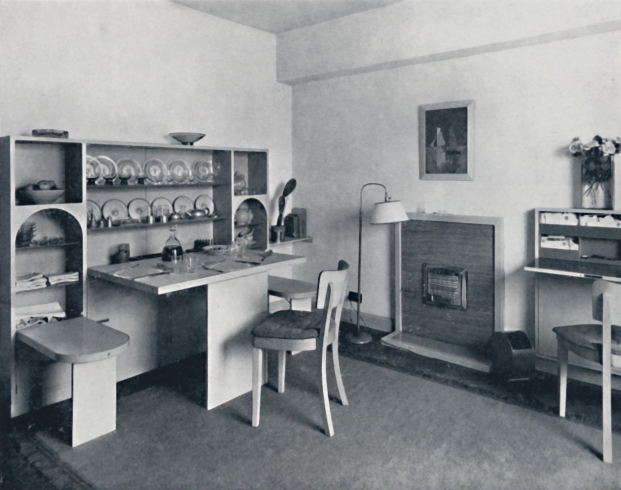 Rowley Dekoratif Sanatlar Galerisi Ltd - Kombine yemek-oturma odası açık, 1939 by Unbekannt