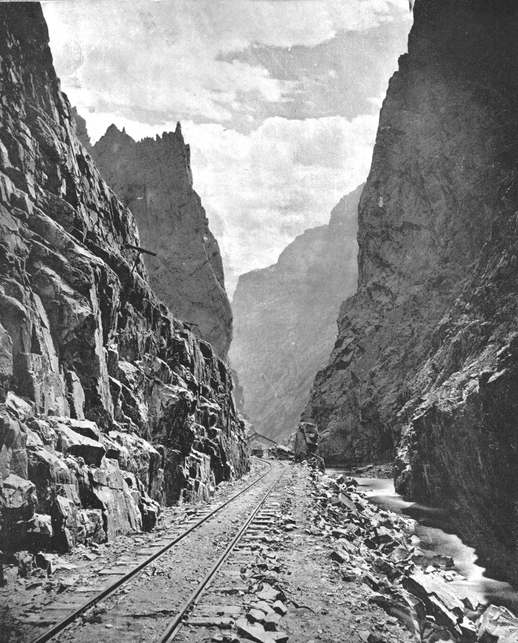 Arkansas Nehri Kraliyet Boğazı, Colorado, ABD, c1900. by Unbekannt