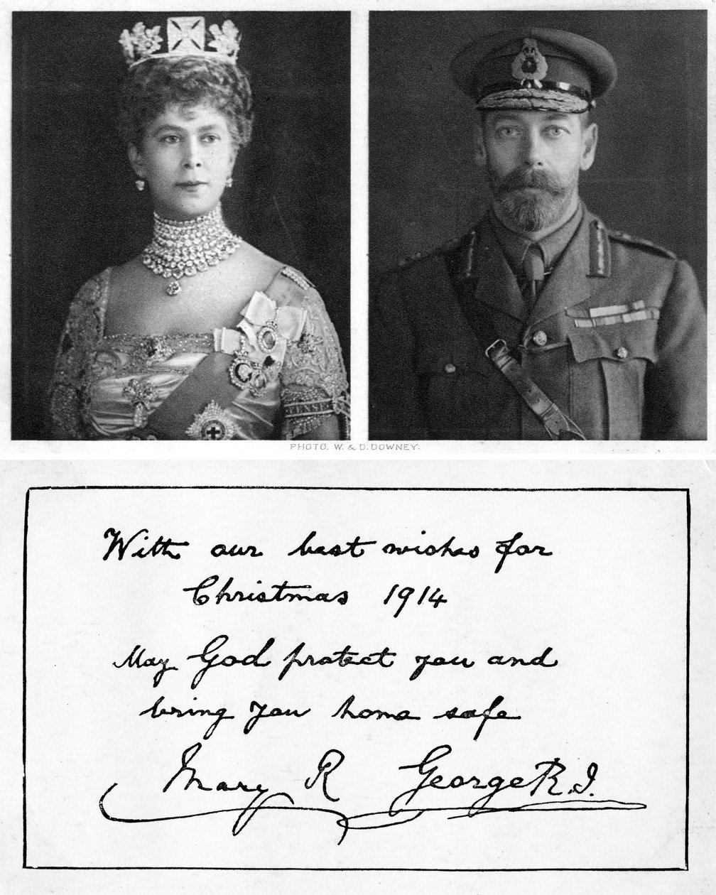 İngiliz birliklerine Kraliyet Noel tebrik kartı, 1914 by Unbekannt
