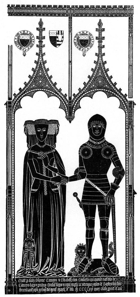 Ortaçağdan kalma bir pirinç oyma, c1421 1901 by Unbekannt
