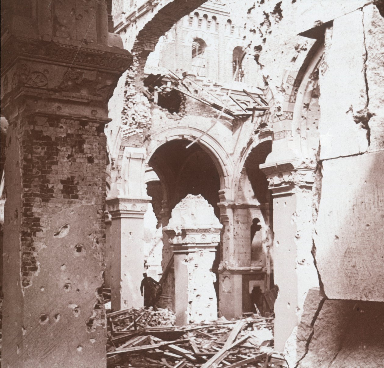 Harap kilise, Albert, kuzey Fransa, c1914-c1918 by Unbekannt