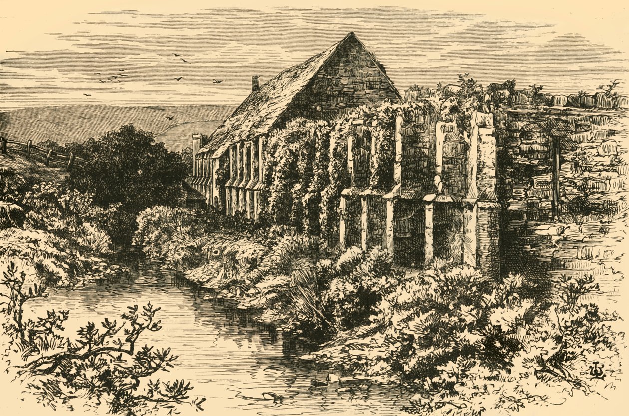 Ahır Harabeleri, Abbotsbury Manastırı, 1898. by Unbekannt