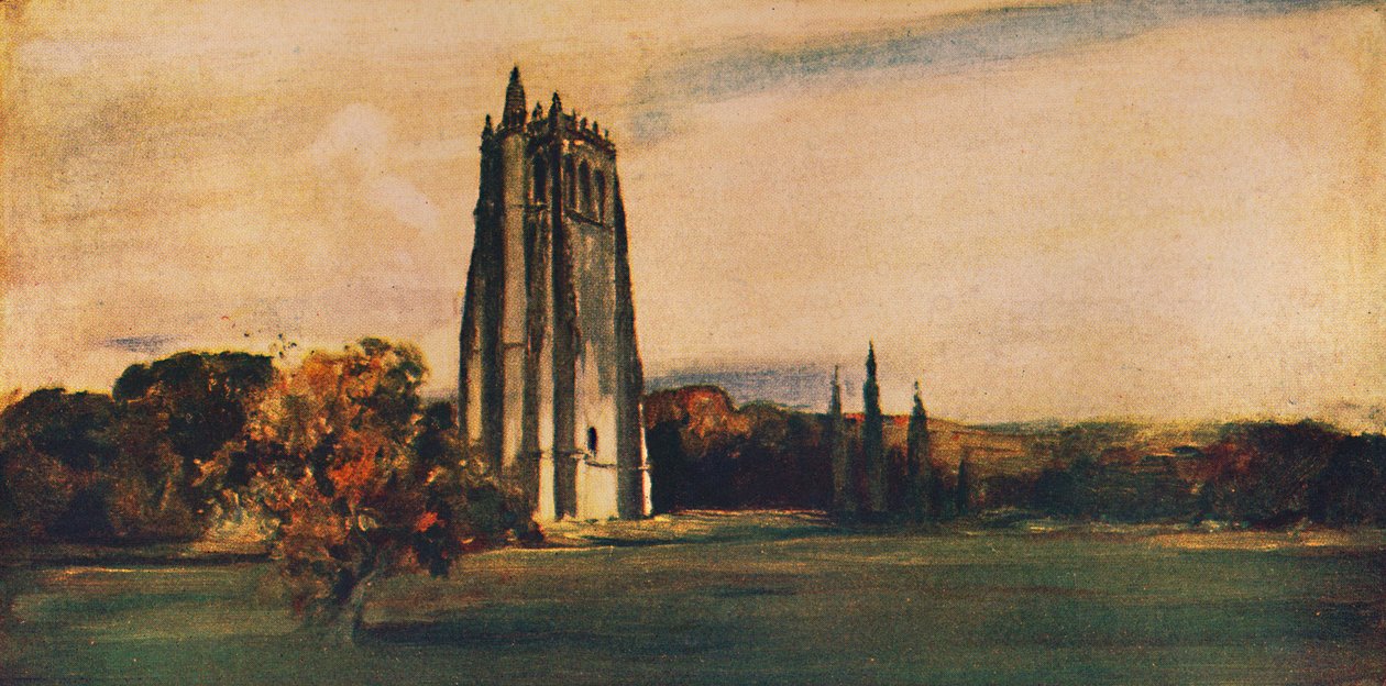 Bec Manastırı Harabeleri, Normandiya, 1912 by Unbekannt