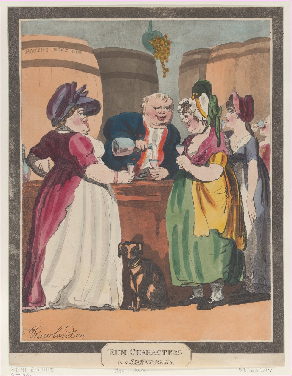 Bir Çalılıkta Rum Karakterleri, 1 Kasım 1808., 1 Kasım 1808. by Unbekannt