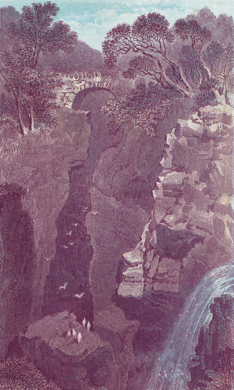 Gürleyen Köprü. Dunkeld, 19. yüzyıl by Unbekannt