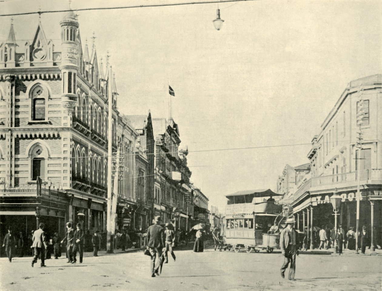 Rundle Caddesi, Adelaide, 1901. by Unbekannt