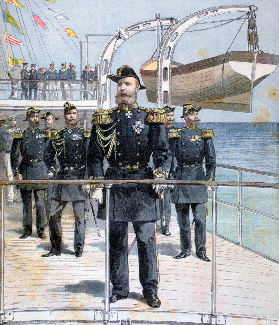 Rus Amiral Avellan, kruvazör İmparator Nicholas I, 1893