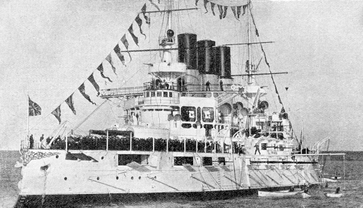 Rus zırhlısı Retvisan, Rus-Japon Savaşı, 1904-5 by Unbekannt