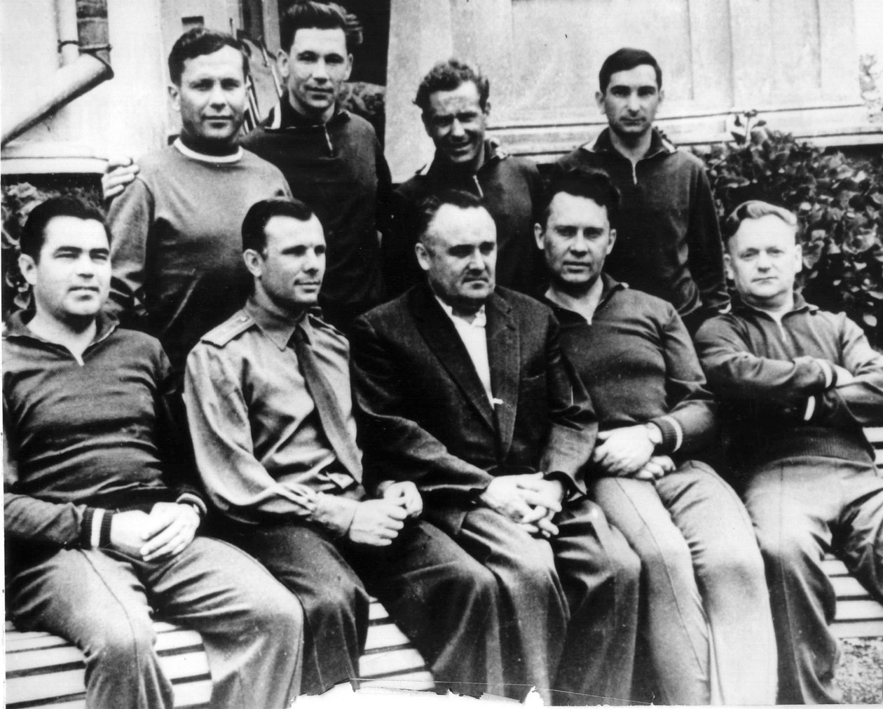 Rus roket mühendisi Sergey Korolyov, kozmonotlar, Kırım, SSCB, c1960 ile by Unbekannt