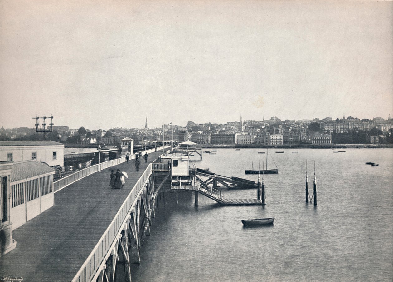 Ryde - İskeleden Görünüm, 1895 by Unbekannt