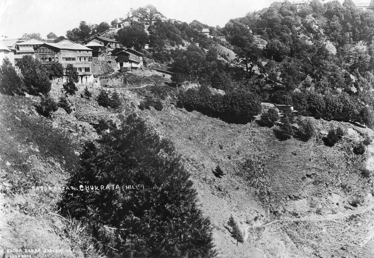 Sadar Bazar ve Kalna Tepesi, Chakrata, 1917 by Unbekannt