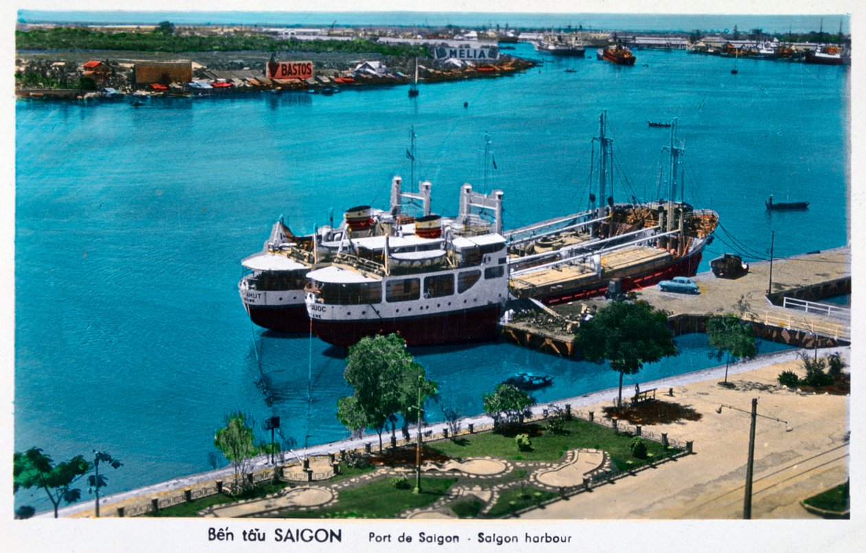 Saygon limanı, Fransız Çinhindi Vietnam, 20. yüzyıl by Unbekannt