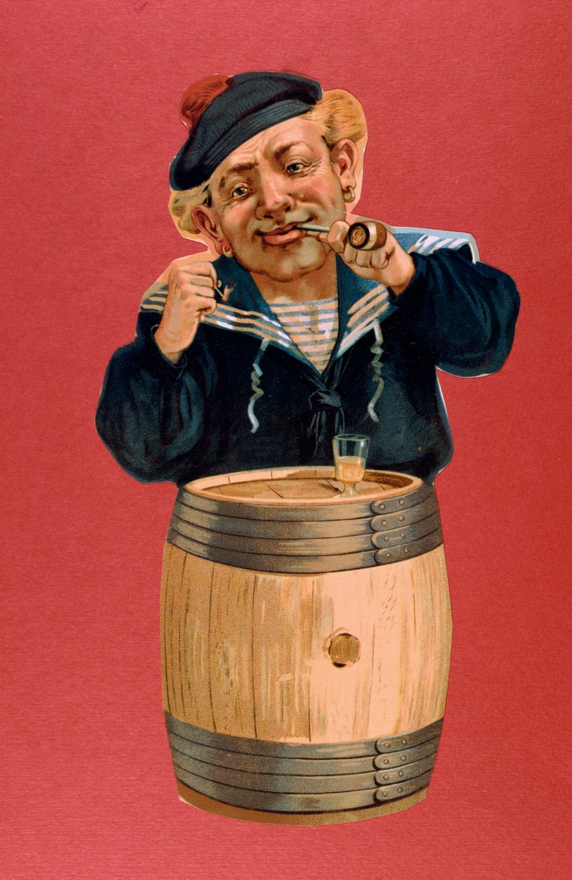 Pipo ve rom içen denizci, 1900 by Unbekannt
