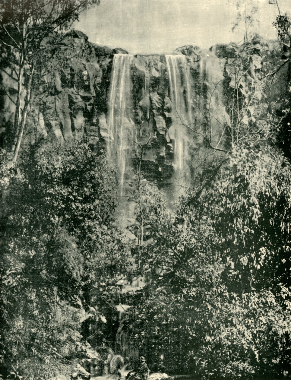 Denizciler Creek Şelalesi, Daylesford, 1901. by Unbekannt