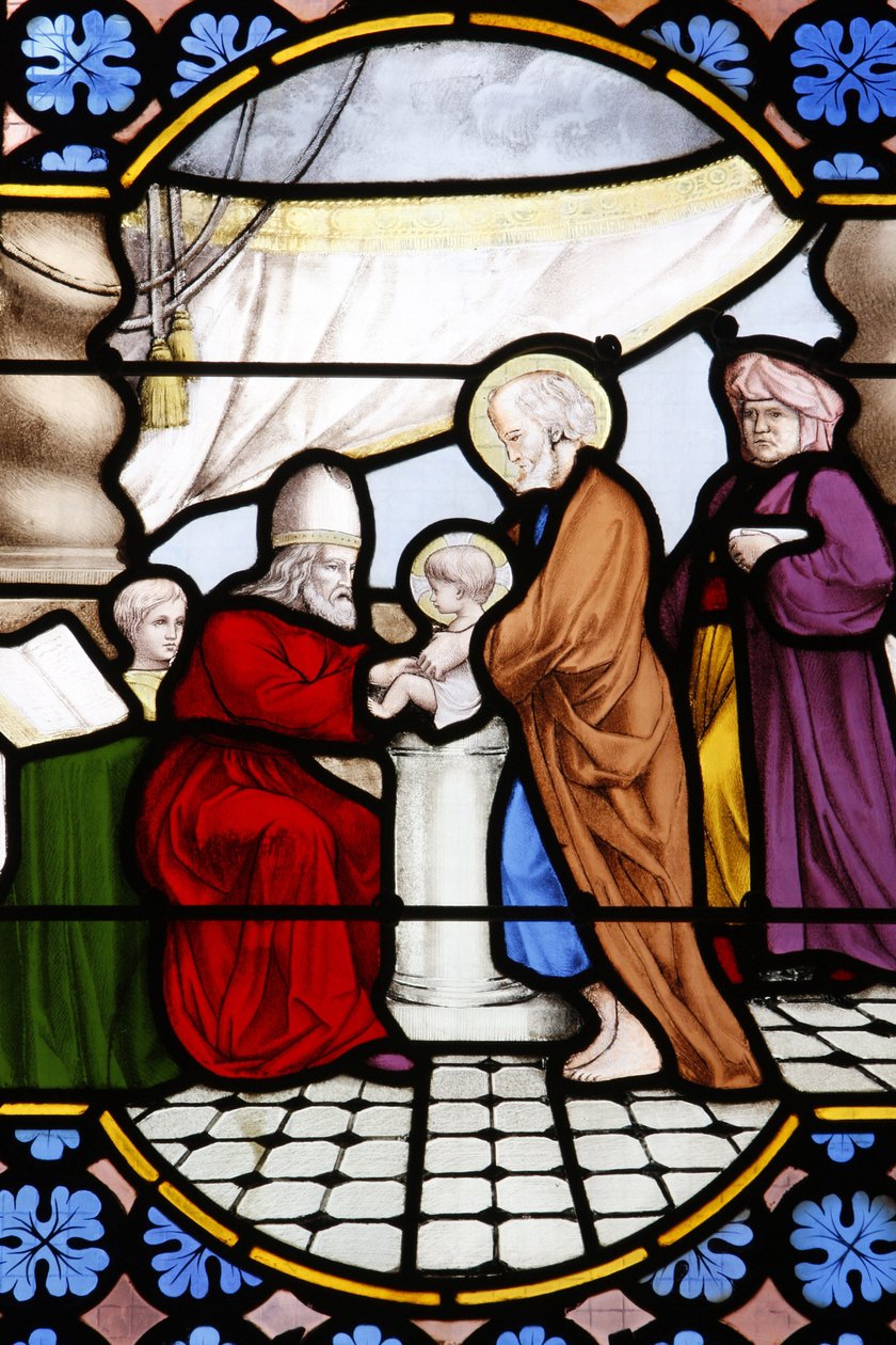 Saint-Corentin (Saint Corentin) Katedrali, Quimper Vitray: İsa